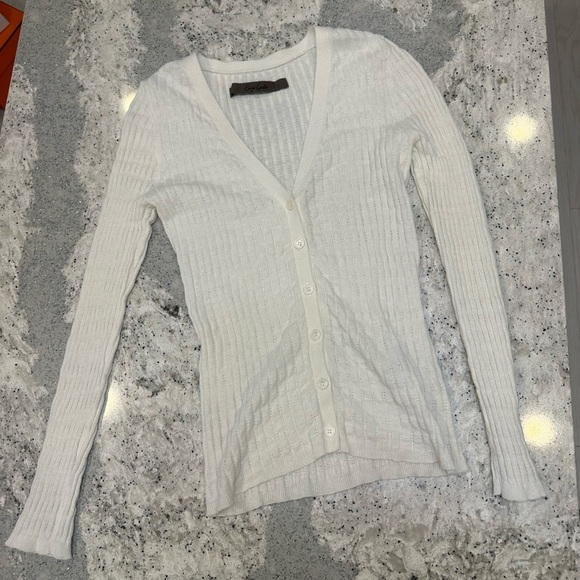 Enza Costa V-neck Button Up Top Size XS - Picture 4 of 10